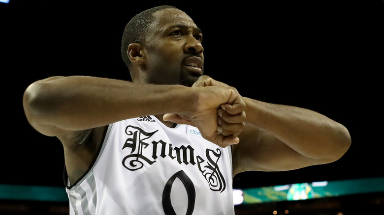 Gilbert Arenas playing for the Enemies in 2019