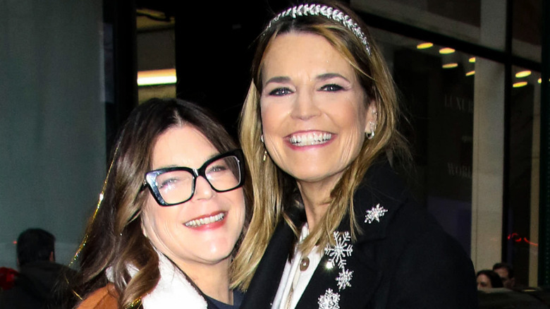 Annie and Savannah Guthrie at NBC's TODAY