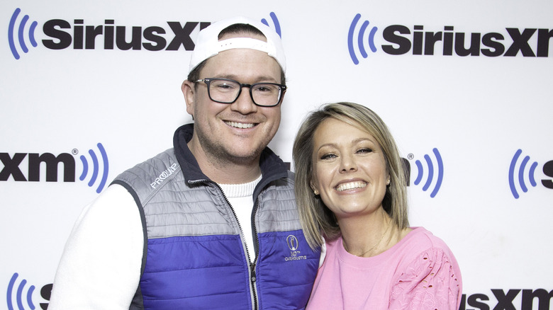 Dylan Dreyer and Brian Fichera pose in 2023
