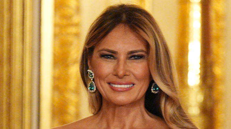 Melania Trump smiling