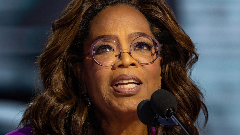 Oprah Winfrey at the Democratic National Convention.