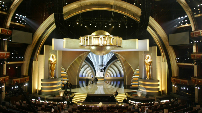The Oscars stage