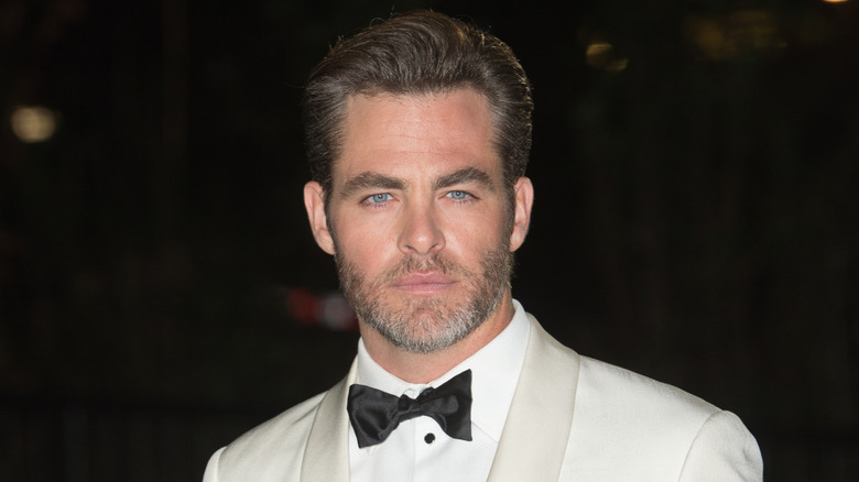 Chris Pine in tuxedo