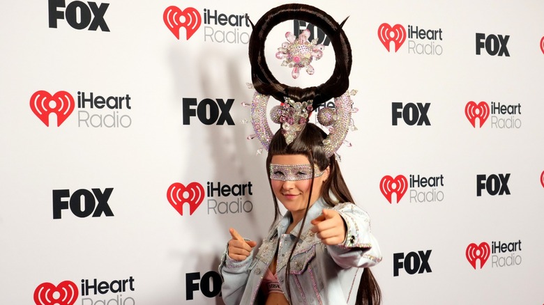 Jojo Siwa attends the 2025 iHeartRadio Music Awards at Dolby Theater in Hollywood, CA