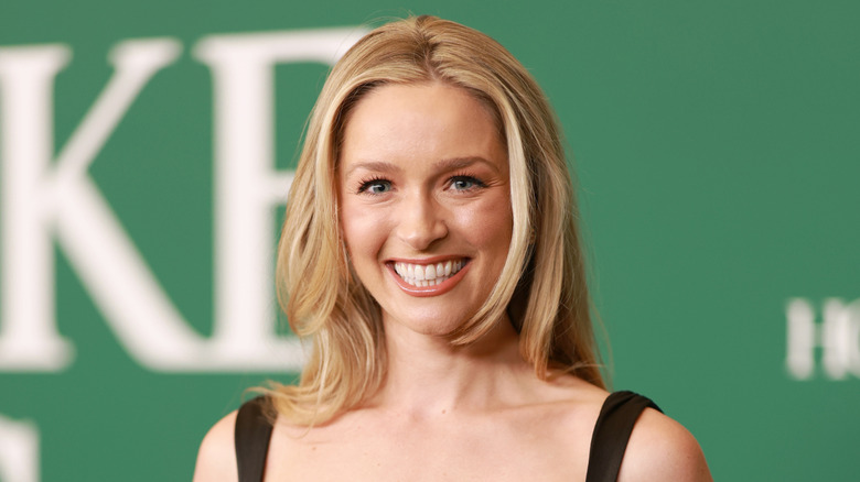 Greer Grammer posing at an event