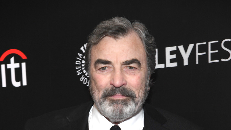 Tom Selleck smiling