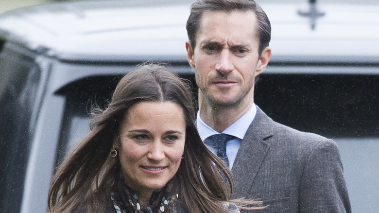 Pippa Middleton and James Matthews at Christmas Day church service