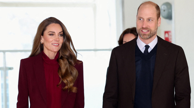 Prince William and Kate Middleton smiling