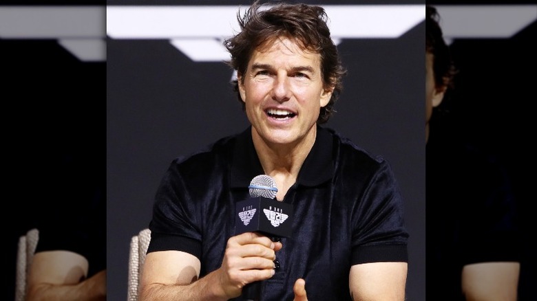 Tom Cruise speaking